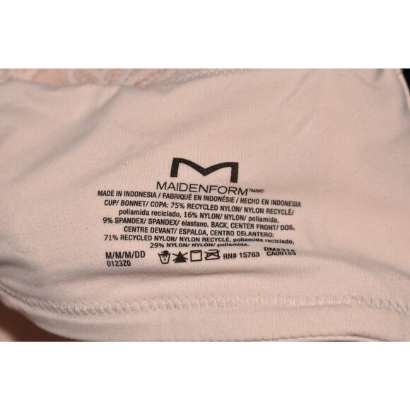 MAIDENFORM NEW $40 M Soft Support Wireless Bralette Evening Blush M/DD - Picture 3 of 3